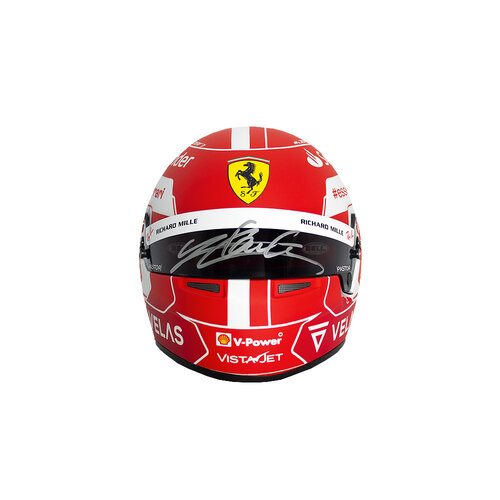 Charles Leclerc gesigneerd F1 Ferrari helm - 1:2 schaalmodel