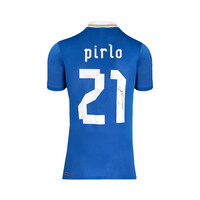 Andrea Pirlo gesigneerd Italië shirt 2012