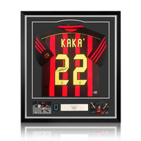 Kaká gesigneerd AC Milan shirt 2006-07 - ingelijst