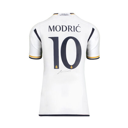 Luka Modric gesigneerd Real Madrid shirt 2023-24