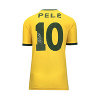 Pelé gesigneerd Brazilië shirt WK 1970