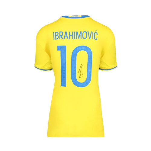 Zlatan Ibrahimovic gesigneerd Zweden shirt 2016-17