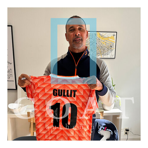 Ruud Gullit gesigneerd Nederland EK'88 shirt Ruud Gullit gesigneerd Nederland EK'88 shirt