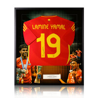 Lamine Yamal gesigneerd Spanje shirt - EK 2024