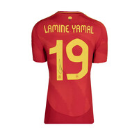 Lamine Yamal gesigneerd Spanje shirt - EK 2024