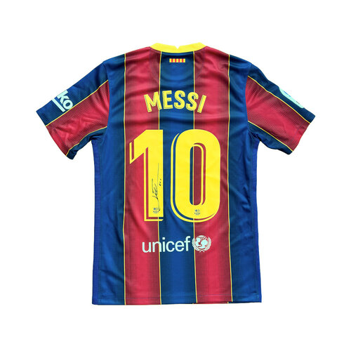 Lionel Messi gesigneerd FC Barcelona shirt ~ limited edition /25 ~ Lionel Messi gesigneerd FC Barcelona shirt ~ limited edition /25 ~