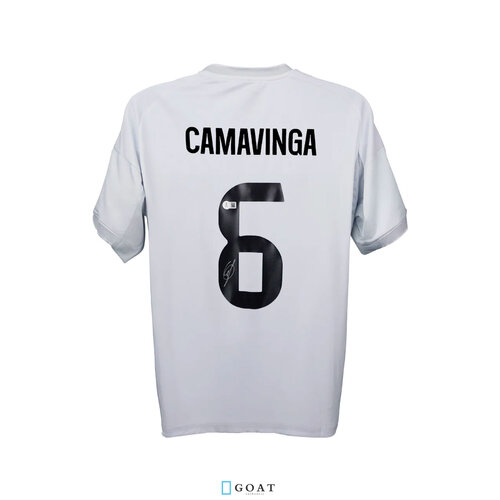 Eduardo Camavinga gesigneerd Real Madrid shirt 2025-26 - SHOWCASE®