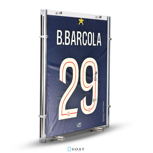 Bradley Barcola gesigneerd Paris Saint-Germain shirt 2025-26 - SHOWCASE®