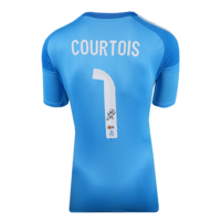 Icons Thibaut Courtois gesigneerd Real Madrid CF shirt 2025-26