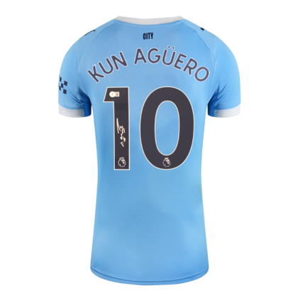 Sergio Aguero gesigneerd shirt 2025-26
