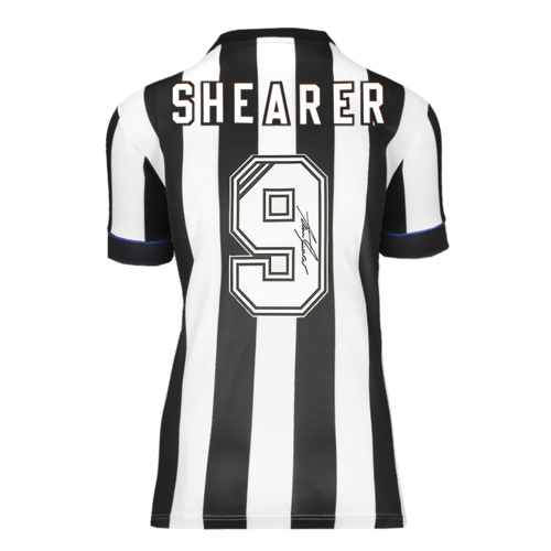 Icons Alan Shearer gesigneerd Newcastle United shirt 1993-95