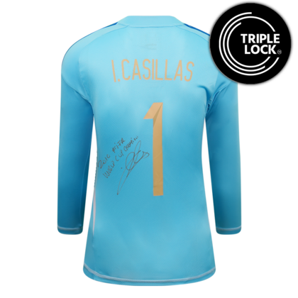 Iker Casillas gesigneerd Spanje shirt 2024-25