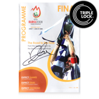 Icons Iker Casillas gesigneerd Spanje programmaboekje 2008