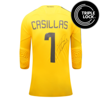 Icons Iker Casillas gesigneerd Real Madrid CF shirt 2008-09