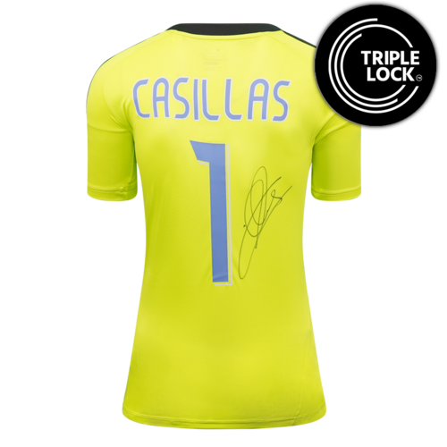 Icons Iker Casillas gesigneerd Real Madrid CF shirt 2024-25