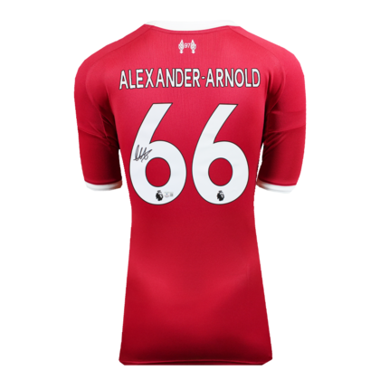 Trent Alexander-Arnold gesigneerd Liverpool FC shirt 2025-26