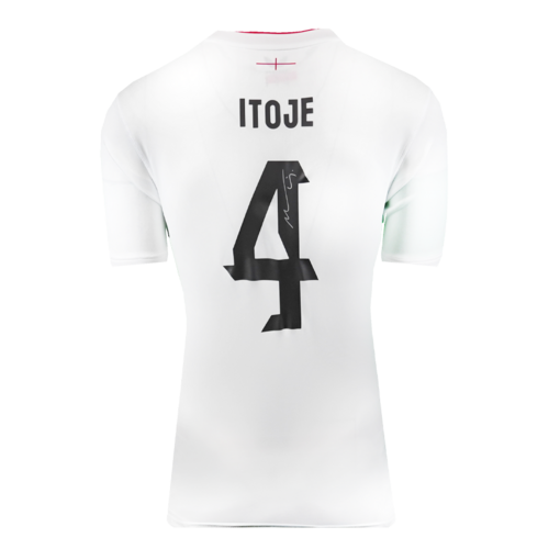 Icons Maro Itoje gesigneerd Engeland shirt 2025