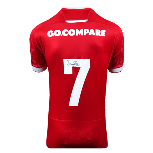 Icons Sam Warburton gesigneerd Wales shirt 2024