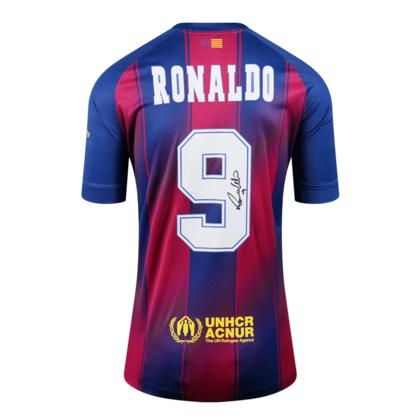 Ronaldo gesigneerd FC Barcelona shirt 2025-26