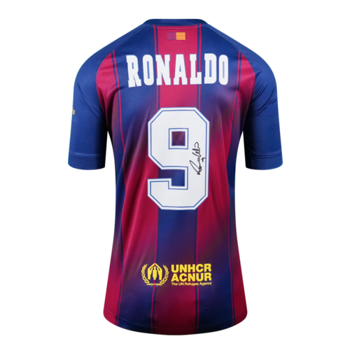 Icons Ronaldo gesigneerd FC Barcelona shirt 2025-26