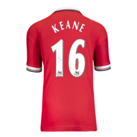 Icons Roy Keane gesigneerd Manchester United shirt 1999