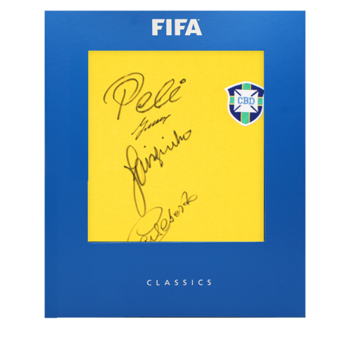 Icons Multi-gesigneerd Brazilië shirt 1970