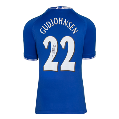 Eidur Gudjohnsen gesigneerd Chelsea shirt 2000