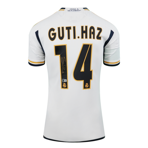 Icons Guti Hernandez gesigneerd Real Madrid CF shirt 2023-24