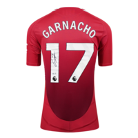 Icons Alejandro Garnacho gesigneerd Manchester United shirt 2024-25