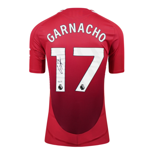 Icons Alejandro Garnacho gesigneerd Manchester United shirt 2024-25