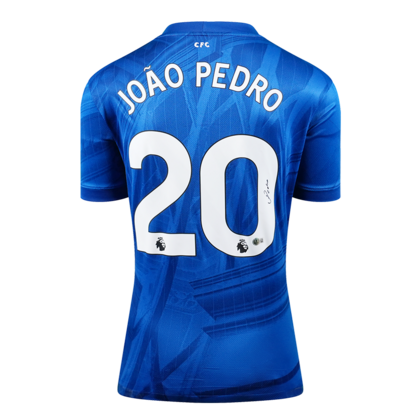 Joao Pedro gesigneerd Chelsea shirt 2025-26