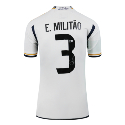 Eder Militao gesigneerd Real Madrid CF shirt 2023-24
