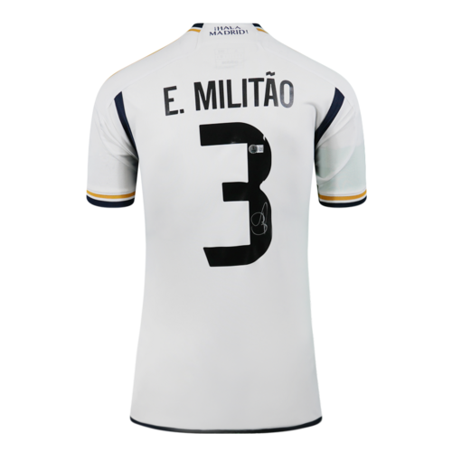 Icons Eder Militao gesigneerd Real Madrid CF shirt 2023-24