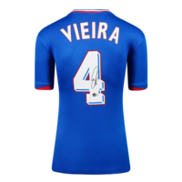 Icons Patrick Vieira gesigneerd Frankrijk shirt 2024