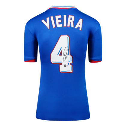 Patrick Vieira gesigneerd Frankrijk shirt 2024