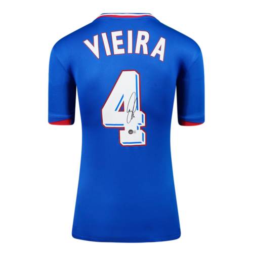 Icons Patrick Vieira gesigneerd Frankrijk shirt 2024