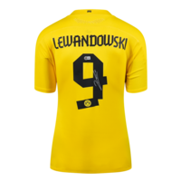 Icons Robert Lewandowski gesigneerd Borussia Dortmund shirt 2020-2