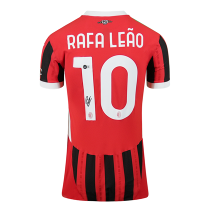 Rafael Leao gesigneerd AC Milan shirt 2024-25