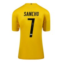 Icons Jadon Sancho gesigneerd Borussia Dortmund shirt 2020-21