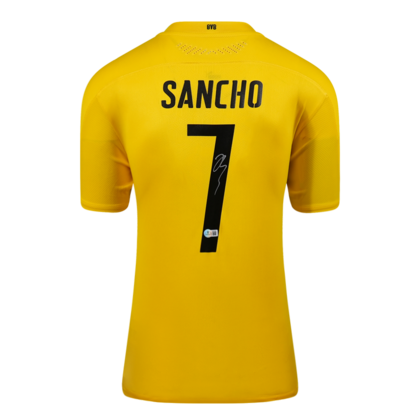 Jadon Sancho gesigneerd Borussia Dortmund shirt 2020-21