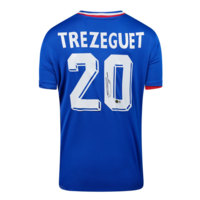 Icons David Trezeguet gesigneerd Frankrijk shirt 2024