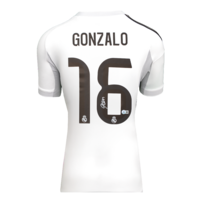 Icons Gonzalo Garcia gesigneerd Real Madrid CF shirt 2025-26
