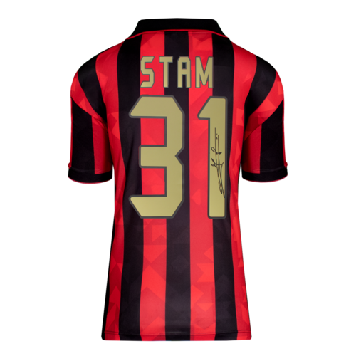 Icons Jaap Stam gesigneerd AC Milan shirt