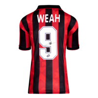 Icons George Weah gesigneerd AC Milan shirt 1994