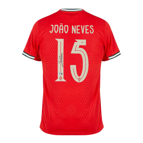 Icons Joao Neves gesigneerd Portugal shirt 2025