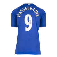 Icons Jimmy Floyd Hasselbaink gesigneerd Chelsea shirt 2000