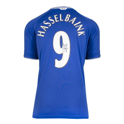 Jimmy Floyd Hasselbaink gesigneerd Chelsea shirt 2000