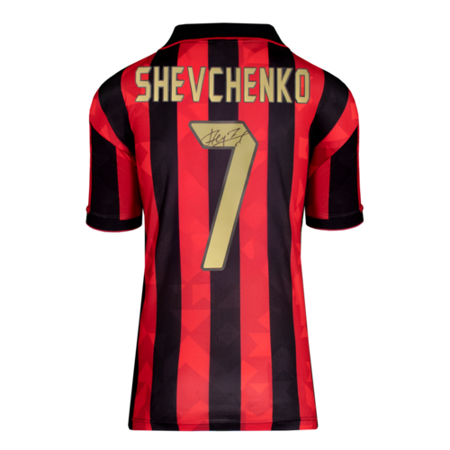 Icons Andriy Shevchenko gesigneerd AC Milan shirt 1994