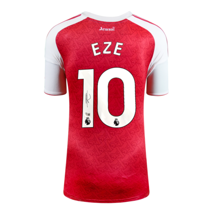 Eberechi Eze gesigneerd Arsenal shirt 2025-26