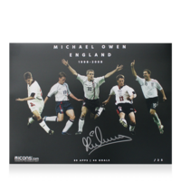 Icons Michael Owen gesigneerde Engeland foto